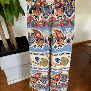 Umgee Bohemian Print Pants